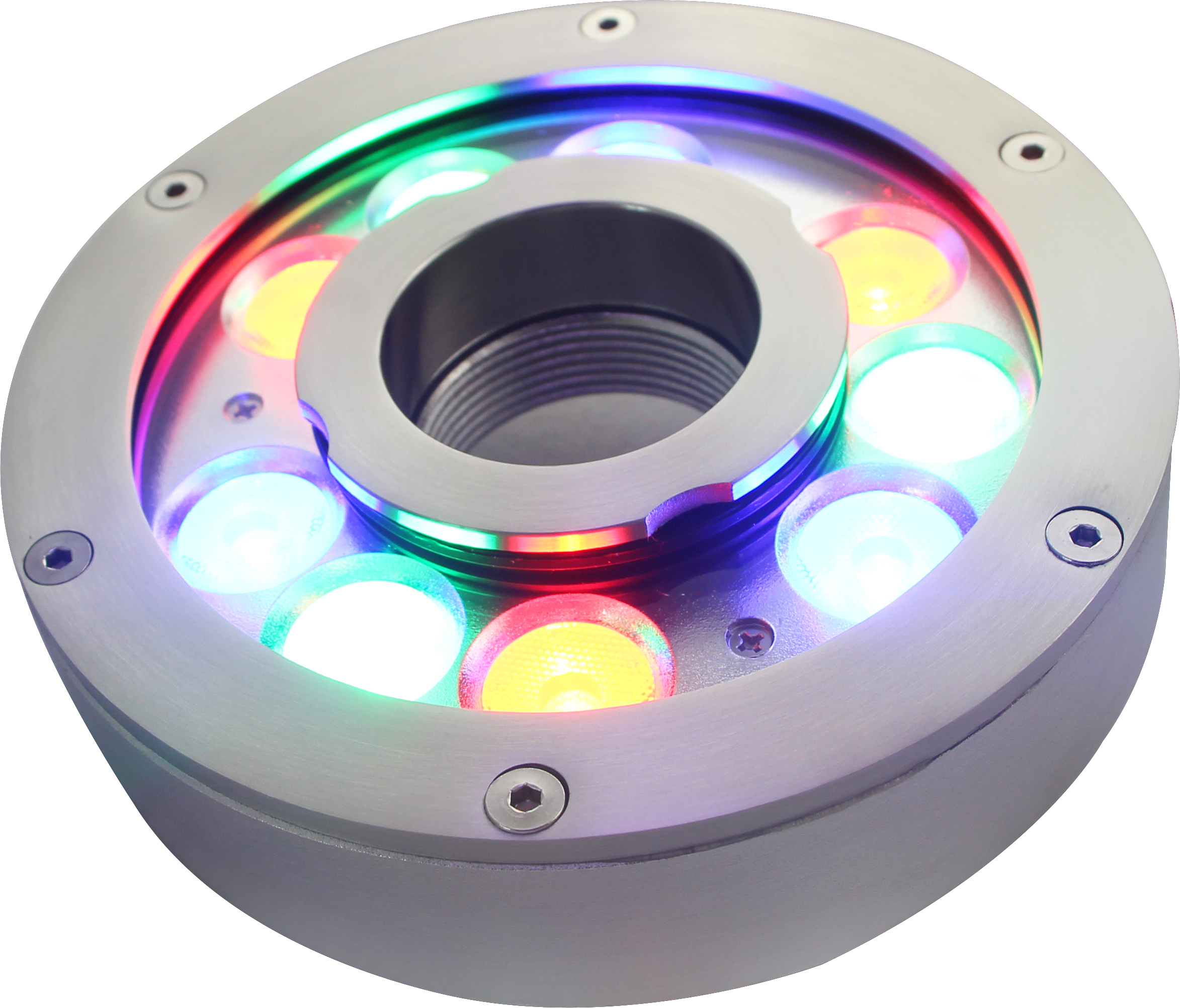 IP68 Водонепроницаемый подводный фонтан 9*3 Вт DC24V 316SS RGB подводный светодиодный фонтанный свет