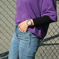 Montre en bois de luxe pour femme avec logo personnalisé, chronographe, rattrapante, cadran lumineux 40 mm, quartz, alarme, étanche 3 ATM, acier inoxydable