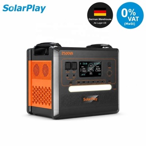 Estación de Energía SolarPlay de 2500W, Envío desde Almacén Alemán, con Batería LiFePO4 de 2304Wh para Sistemas Solares de Balcón y Sin <span class=keywords><strong>IVA</strong></span> - Product Image 1