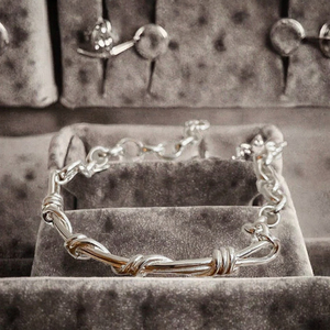 Handmade Vintage Christian 925 Sterling Silver Braided Chain Bracelet <b>Bangles</b> for Women Luxury Jewelry Gift Party Wholesale - Product Image 3