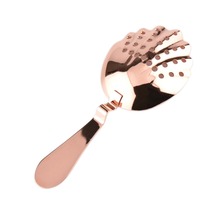 304 Acier Inoxydable Filtre À Glace Cuillère À Glace En Forme De Coquille Bar Ustensile Cocktail Shaker Accessoires Passoire À Glace
