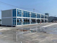 Dormoir modulaire à deux étages en conteneurs préfabriqués pour l'hébergement des travailleurs de chantier