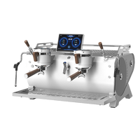 Máquina de Espresso Profesional de Grado Comercial en Oferta, Caldera Doble de Acero Inoxidable, 9 Bares de Presión, 6000W, PID de Alta Resistencia para Café