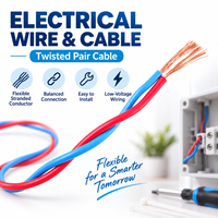 Câble électrique domestique fiable 450/750V avec conducteur en cuivre BV et isolation en PVC pour circuits d'éclairage domestique