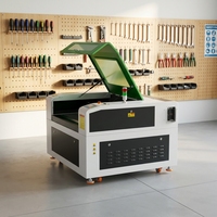 Machine de gravure/découpe laser CO2 1390 80-150W Ruida CNC non-métallique pour bois, acrylique, MDF, cuir, tissu, papier, refroidissement par eau