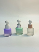 Prix d'usine – Flacon compte-gouttes rond transparent de 10 ml pour mini-parfum/huile essentielle et sérum de soin de la peau avec bouchon compte-gouttes doré