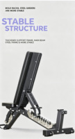 Banc de musculation pliable robuste en fer réglable, fourni par l'usine |   Banc de musculation multifonctionnel durable et sûr pour usage commercial