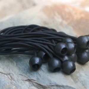 Muestras Ecológicas Disponibles, Bolas de Goma para Toldos, Cordón Elástico, Bola Elástica Negra - Product Image 6