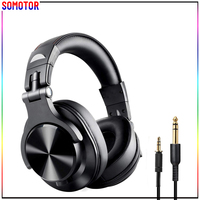 Casque audio sans fil de qualité supérieure, circum-auriculaire, pour studio, avec prise en charge du monitoring des instruments de musique et câble auxiliaire 6,5 mm