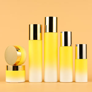 Ensemble de pots de crème pour soins de la peau vides de luxe de 15 30 g 60 100 120 200 ml, emballage en verre, flacon de sérum cosmétique, flacon de toner avec pompe pulvérisateur - Product Image 2