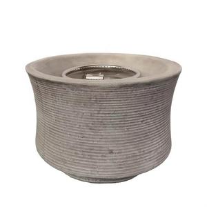 Diamètre 50cm. Foyer rond à gaz MgO et métal 40000 BTU Propane Bol à feu écologique pour décoration de jardin - Product Image 5