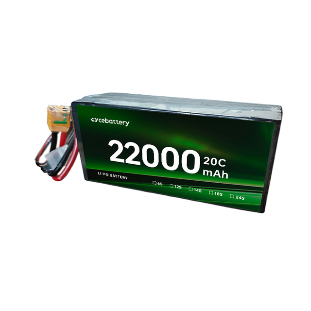 Mass Stock Tattu Agricultural Sprayer with 22000mah-6S to 16000mah-22.2V 44.4V 25C 14S Lithium Ion Battery Pack