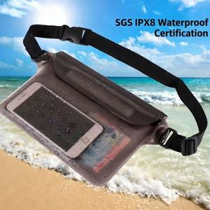 Sac banane <span class=keywords><strong>étanche</strong></span> en PVC durable pour téléphones, clés, argent – Idéal pour la plage et les aventures aquatiques - Product Image 4