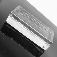 Transparent K9 cristal verre brique bloc décoratif