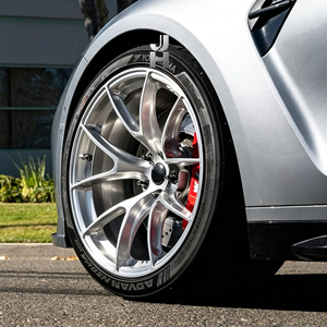 ล้อขนาด 18 19 20 22 นิ้ว 6061-T6 แบบ 1 หรือ 2 ชิ้น 5x114.3 ล้อฟอร์จสีดำซาติน สำหรับล้อ ZR1 Z06 C8 CL2-M70 - Product Image 1