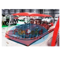 Housse de protection anti-poussière portable personnalisée transparente en PVC bâche de voiture intérieur gonflable abri de garage tente à bulles