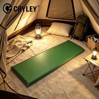 Matelas de camping auto-gonflant CAYLEY, tapis de couchage portable pour une personne, pour l'extérieur