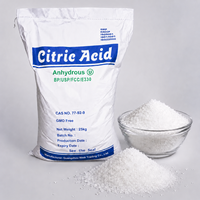 Acide citrique de qualité alimentaire 77-92-9, additifs alimentaires, acide citrique monohydraté/anhydre, marque WMK, pureté 99,5 %, blanc, en stock