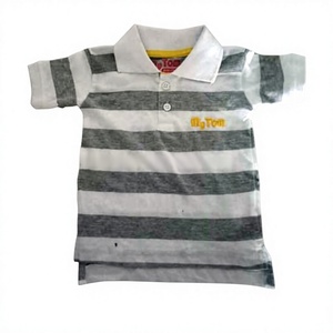 เสื้อยืดเด็ก OEM ทรงทันสมัย แบบทางการ ใส่ได้ทั้งเด็กชายและเด็กหญิง ไซส์ใหญ่ แขนสั้น ผ้าถักจากเส้นใยไผ่ผสมฝ้ายย้อมสี ป้องกันการเป็นขุย ระบายอากาศได้ดี - Product Image 3