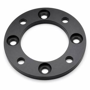 Adaptateur de cercle de boulons en aluminium tourné CNC pour motif à 8 trous, trou fraisé alterné, anodisé noir, sur mesure, PCD, usinage par électroérosion à fil - Product Image 1
