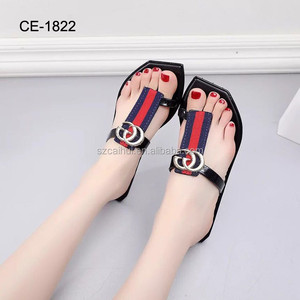 chanclas doradas para playa Hawai Chappal sandalias durmiente PVC <span class=keywords><strong>luz</strong></span> interior calzado zapatillas para las mujeres - Product Image 6