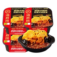 Vente en gros hot pot instantané petite viande croustillante épicée self cooking hot pot 275g