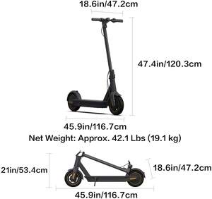 Ninebot Original <span class=keywords><strong>Max</strong></span> <span class=keywords><strong>G30</strong></span> <span class=keywords><strong>Kickscooter</strong></span> Scooter eléctrico inteligente plegable 10 ruedas 30 km / h 350w 65 km G30P Range Dual Brake - Product Image 2