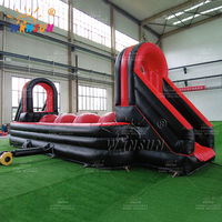 WINSUN Parcours d'obstacles gonflable avec balles, en PVC, certifié CE, sans plomb, ignifuge, étanche, capacité 200 kg