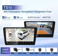 Autoradio Android haut de gamme STWEI TS10 8 Go + 128 Go avec écran QLED, prend en charge la rotation à 360 degrés, lecteur multimédia vidéo