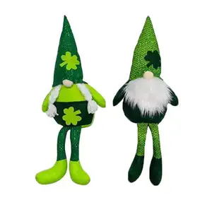 St. Patrick's Day Plush Green Gnome Elf Decorations St. Patrick's Day Gifts Home Decor Supplies