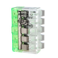 Connecteur rapide transparent en PC 32A 450V avec boîtier PA66 pour boîte de jonction de panneau solaire, câble 0,5-4mm² ignifuge