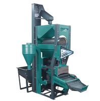 Machine à décortiquer le riz combinée DAWN AGRO, automatique, avec éliminateur de pierres, tamis vibrant et équipement de nettoyage, moteur électrique 380V