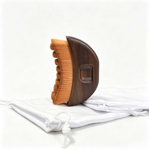 Cepillo Facial de Madera Ecológico para Drenaje Linfático, Esculpir el Rostro, Anti-Hinchazón, Desintoxicante, con Cerdas Suaves Naturales, Herramienta para el Cuidado de la Piel - Product Image 4