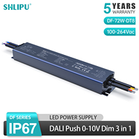 Driver LED 3-en-1 72W DALI Push 0-10V avec température de couleur 2700K-6500K