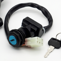 Serrure de contacteur d'allumage de moto avec clé pour XL883 1200 X48, pièces de rechange pour démarreur électrique et verrouillage avant