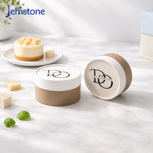 Caja de Cartón para Pastel Vasco con Logotipo Personalizado, Reciclable, de Grado Alimenticio, Apta para Horno, Caja de Cartón para Pastel de Queso, Cilindro de Papel Kraft - Product Image 2