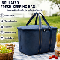 Sac isotherme de pique-nique bleu anti-fuite pour le camping et les activités de plein air, vente en gros