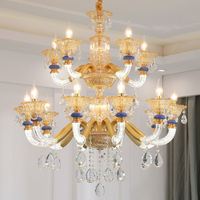 Lustre en cristal K9 moderne de luxe, best-seller, décoration de salon, chambre à coucher, éclairage, lustre suspendu