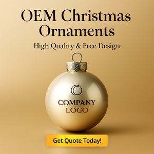 Ornamen kaca Natal mewah buatan tangan kustom <span class=keywords><strong>2026</strong></span> ornamen bola pohon Natal Festival Tahun Baru berkualitas tinggi - Product Image 6