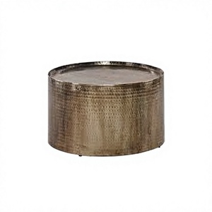 2026 American Style <b>Iron</b> Metal Coffee <b>Table</b> in Nickel Plated Antique Finish For Hotel Living Room Furniture - Product Image 1