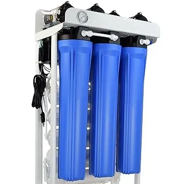 Big Blue 3-Stage Whole House Reverse Osmosis Filter Water Treatment System for Safe Drinking Water RO Filter for Household Use