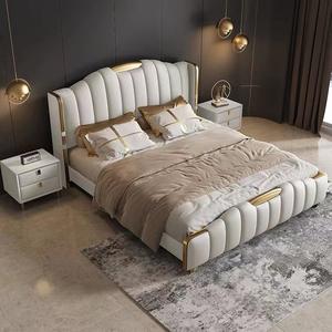 Home Bedroom Furniture Set Queen Bed Frame Double Single king Size Letto <strong>Camas</strong> Matrimonial Muebles <strong>De</strong> Dormitorio Up-holstered - Product Image 5