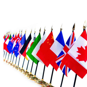 Nhà Máy Trực Tiếp Tùy Chỉnh 3X5FT Trong Nhà Văn Phòng Hội Nghị Cờ Với Thép Không Gỉ Cột Cờ Và Cơ Sở - Product Image 5