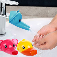 Rallonge de poignée d'évier d'extension de robinet de dessin animé pour tout-petits bébés enfants Solution de lavage des mains sûre et amusante