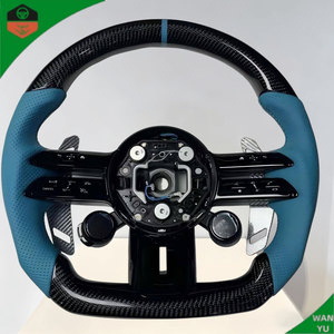 Volants de voiture sport en cuir marron W204 W205 <span class=keywords><strong>AMG</strong></span> CLA, <span class=keywords><strong>prix</strong></span> du <span class=keywords><strong>volant</strong></span> pour <span class=keywords><strong>Mercedes</strong></span> Benz - Product Image 5