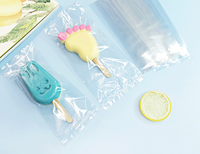 Sacs d'emballage transparents thermoscellables pour sucettes glacées et bâtonnets de glace DIY