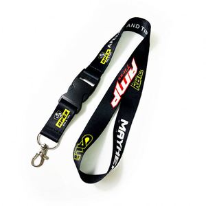 High Quality Personalized Custom Logo Polyester Neck Strap Business Work Id Card Holder Lanyard - Product Image 1