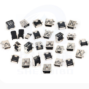 Conector USB Micro USB de 5 Pines Hembra, Tipo B, Boca Plana, 0.8mm, con Orificio Cincado - Product Image 5