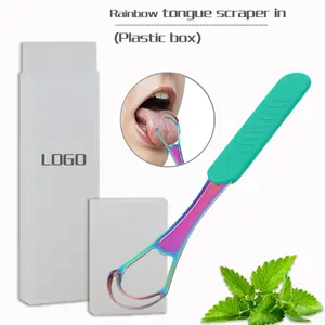 Silicone Tongue Cleaner With Double Layer Scrapers