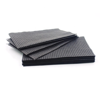 125 pièces noir tatouage bavoirs dentaires feuille nettoyage bavoir dentaire Piercing feuilles imperméables papier manucure magasin bavoirs dentaires